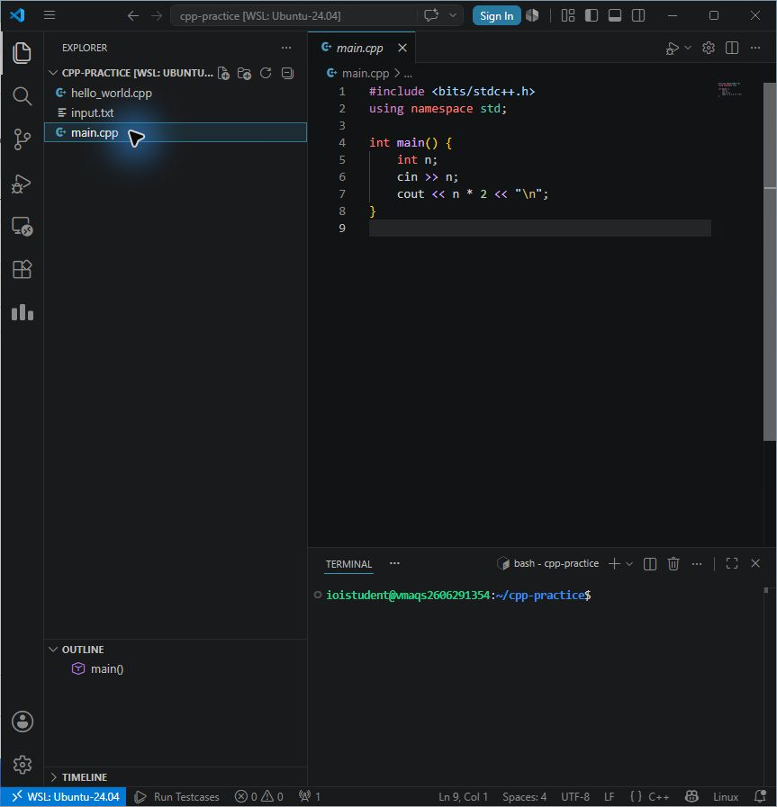 VS Code가  상태로 연결된 화면